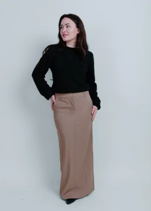 Jade Maxi Skirt - Taupe