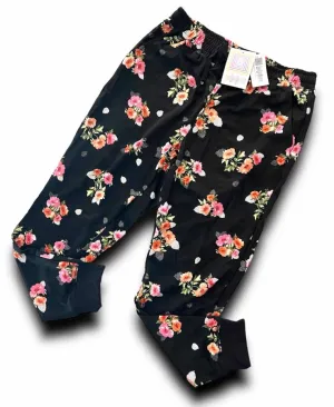 Jax - Black Fuchsia and Coral Floral