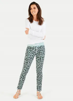 Juvia Leopard Print Track Pant J 83013109