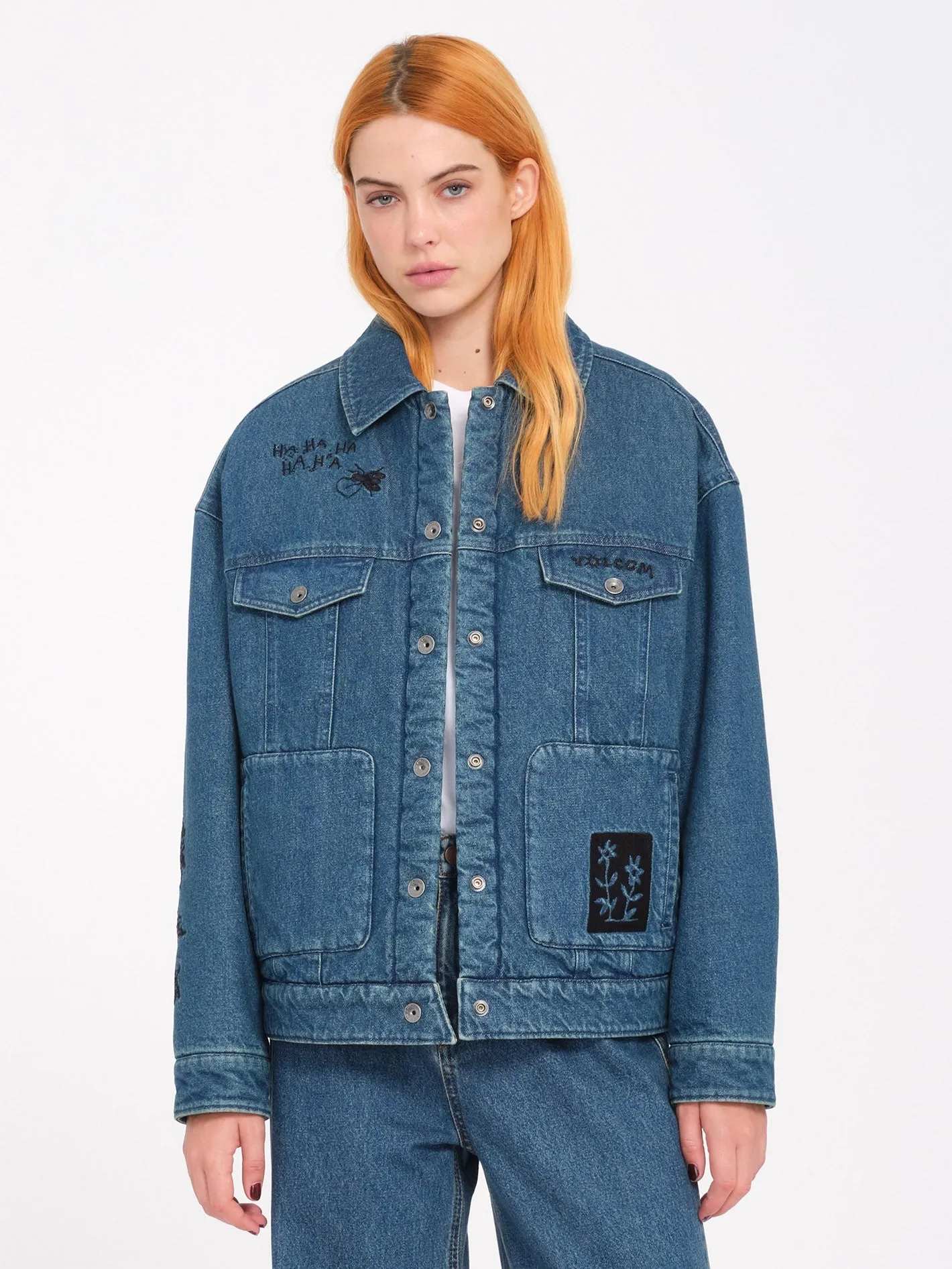 Keutchi Denim Jacket - Vintage Marbled Indigo