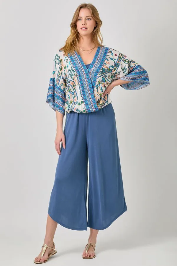 KIMONO TOP PORTO PRINT