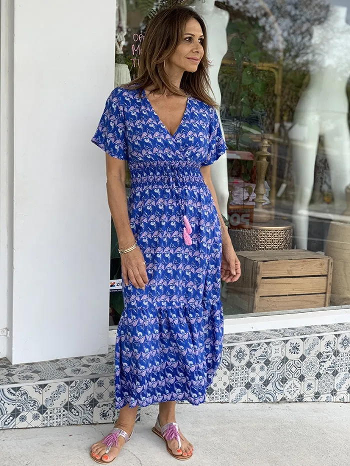 Kirah Dress - Blue Floral