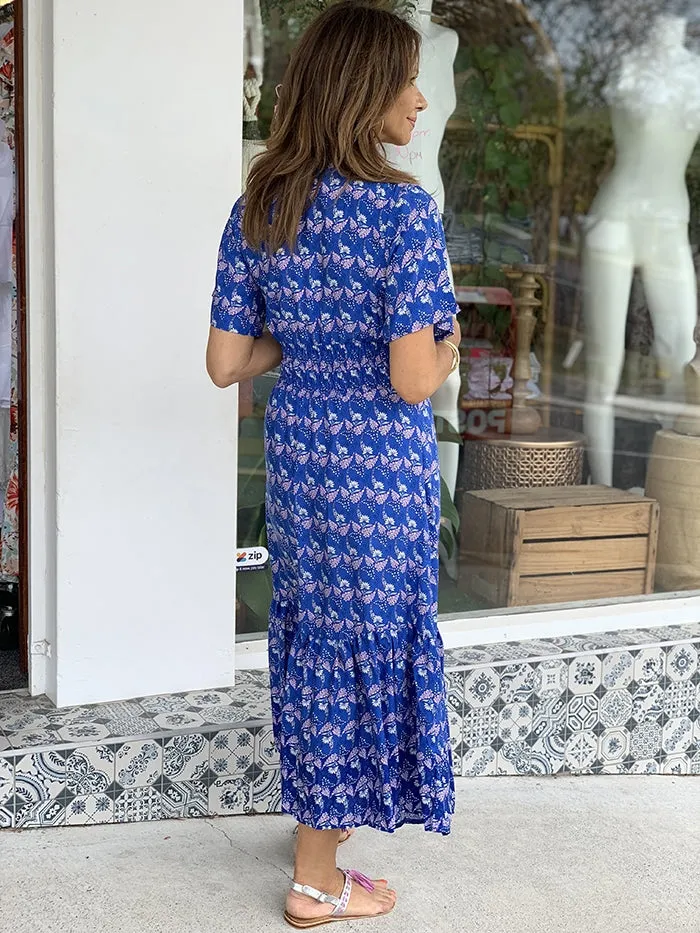 Kirah Dress - Blue Floral