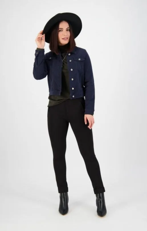 Knit Denim Jacket