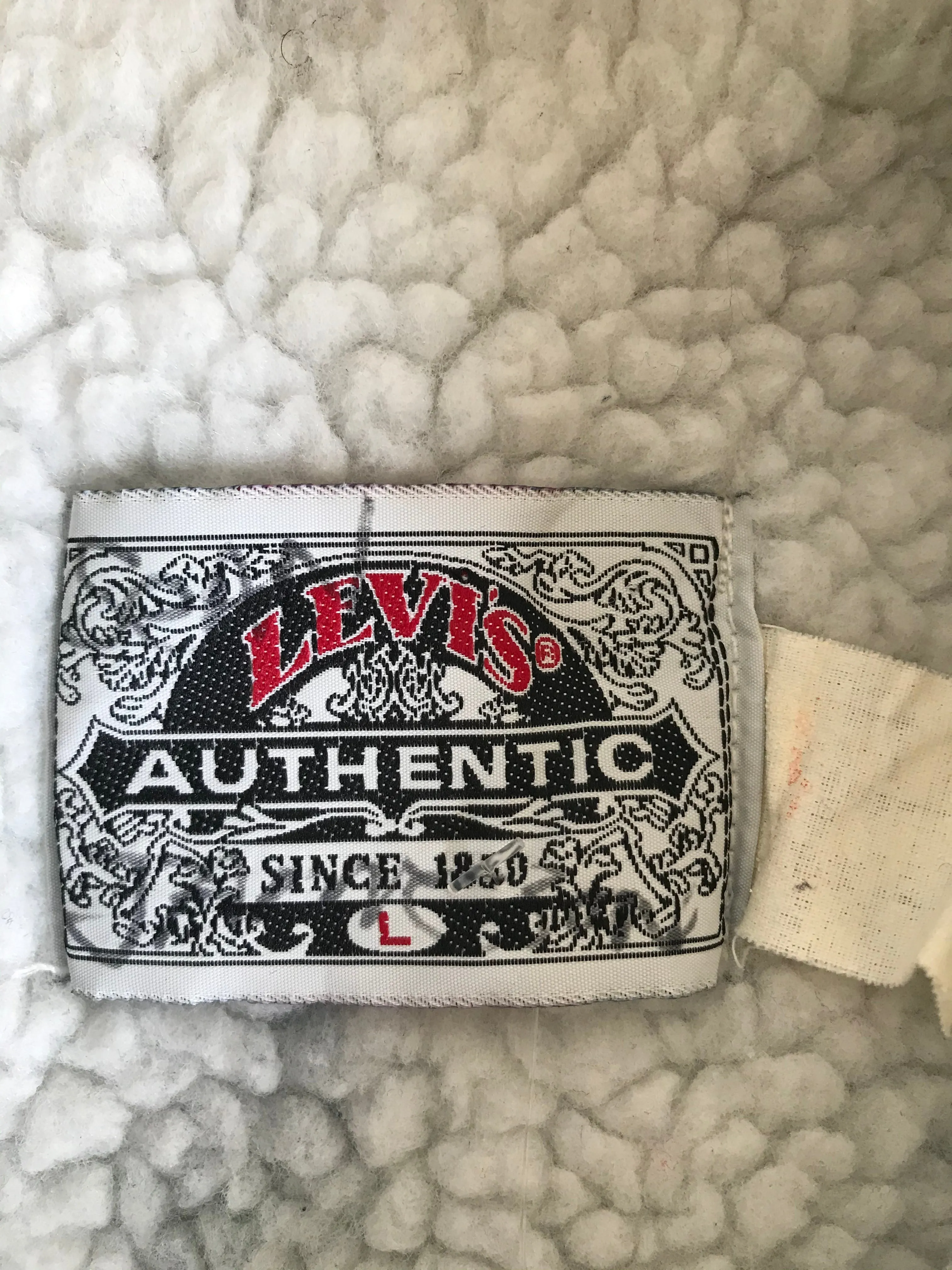 Levis Denim Mens Vintage Sherpa Trucker Jacket