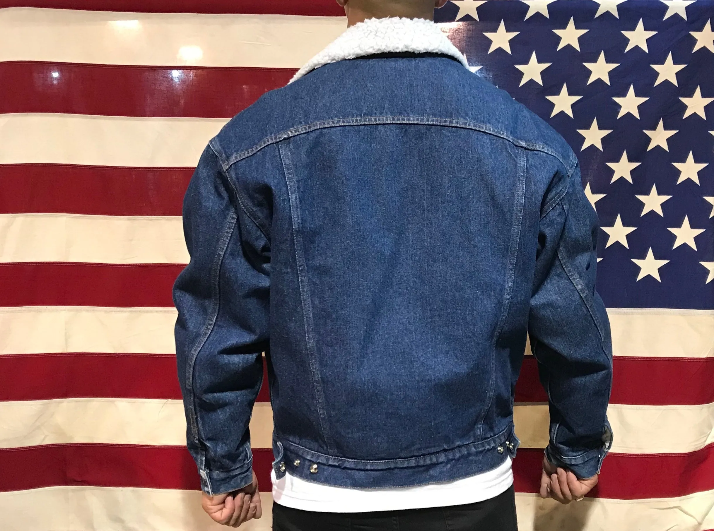 Levis Denim Mens Vintage Sherpa Trucker Jacket