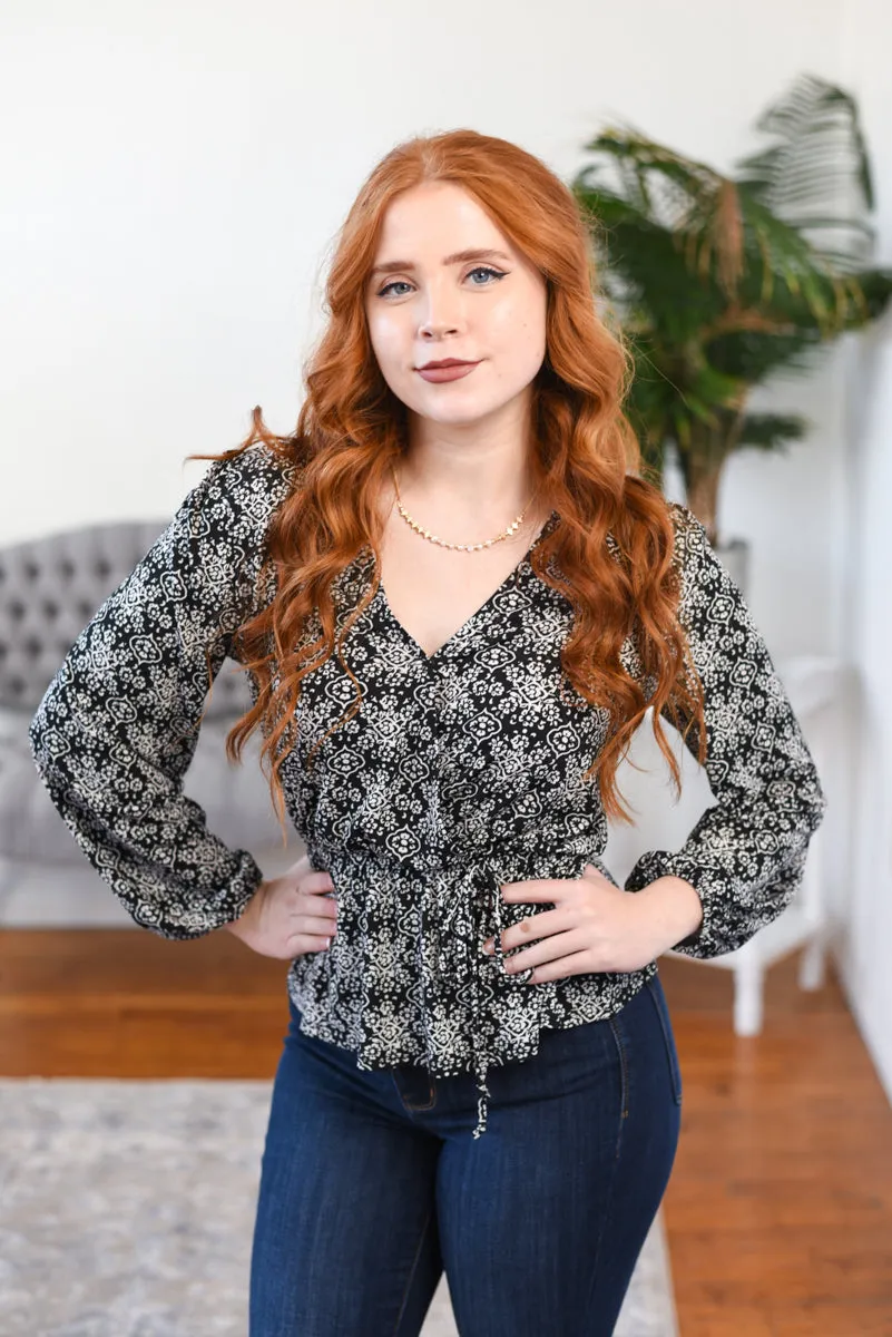 Lilly Surplice Top FINAL SALE
