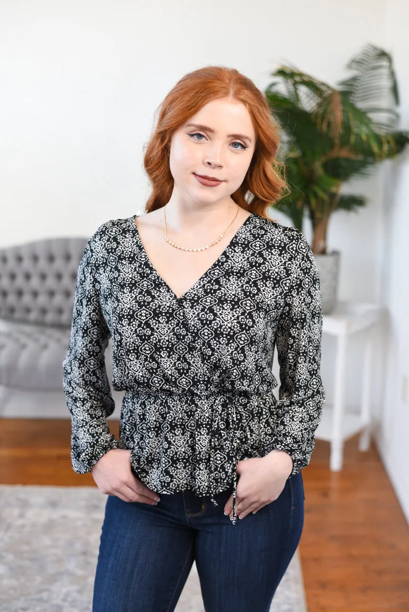 Lilly Surplice Top FINAL SALE