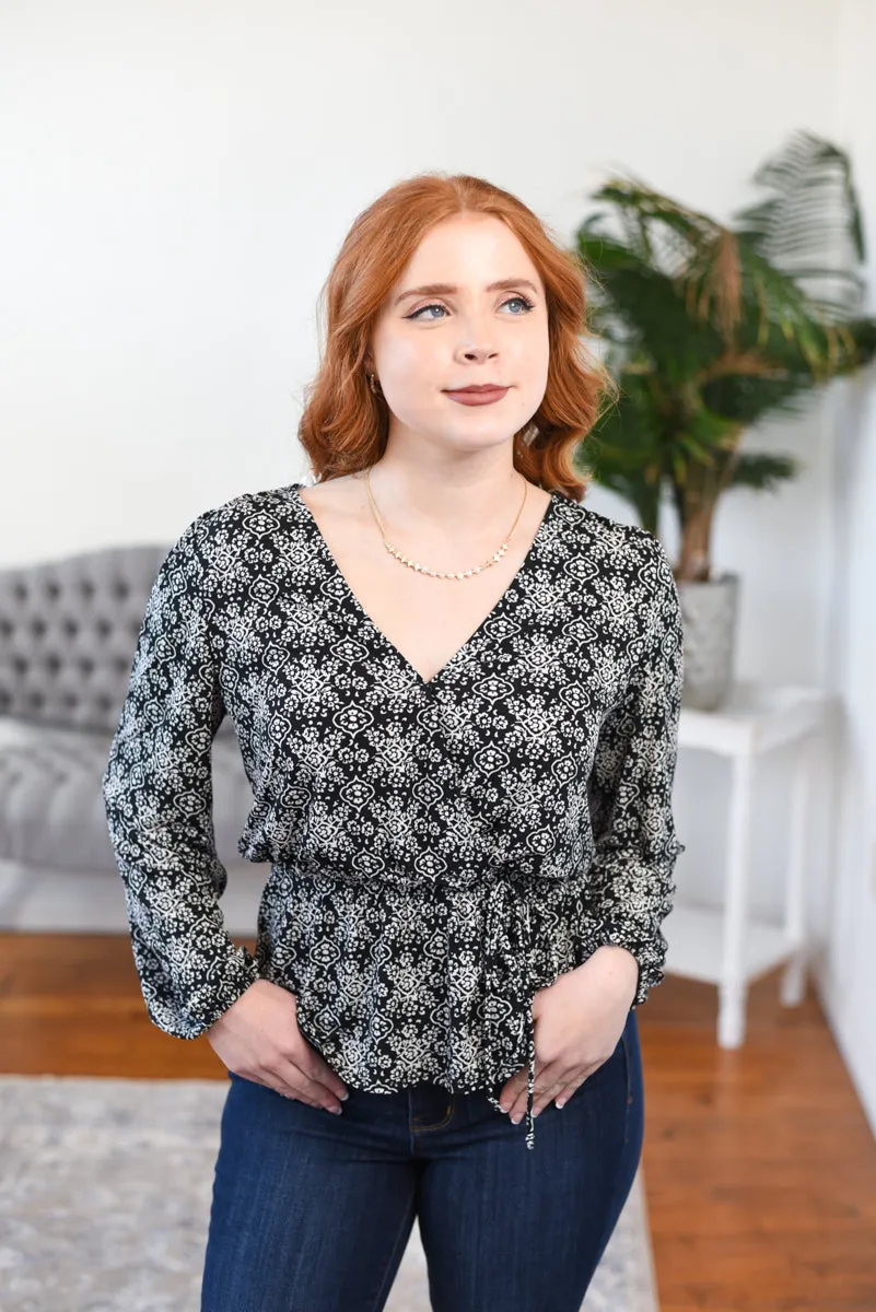 Lilly Surplice Top FINAL SALE