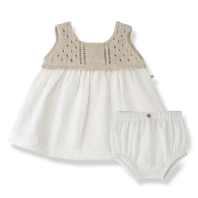 LOLA knit dress bloomer - beige