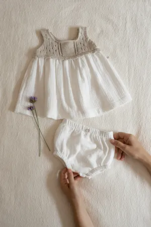 LOLA knit dress bloomer - beige