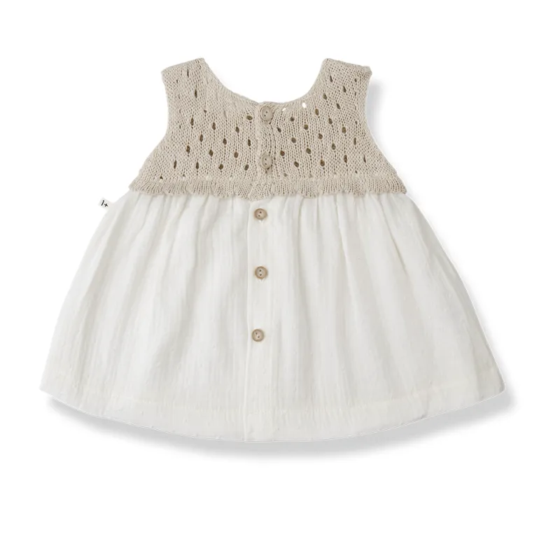 LOLA knit dress bloomer - beige