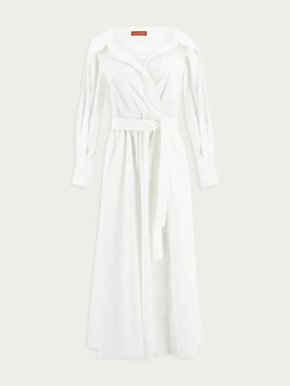 Lyddy Cotton-Blend Wrap Dress