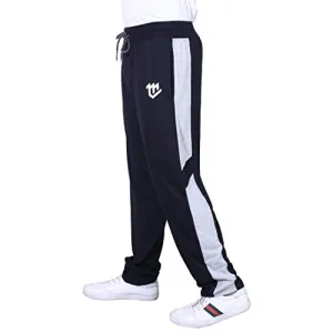 MARK LOUIIS Men's Regular Fit Track pants(ML-BSL-1101_Black_XX-Large)