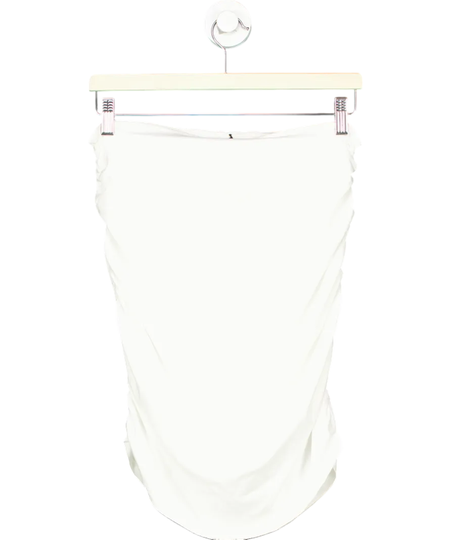 Mars the Label White Drape Skirt UK 14