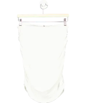 Mars the Label White Drape Skirt UK 14