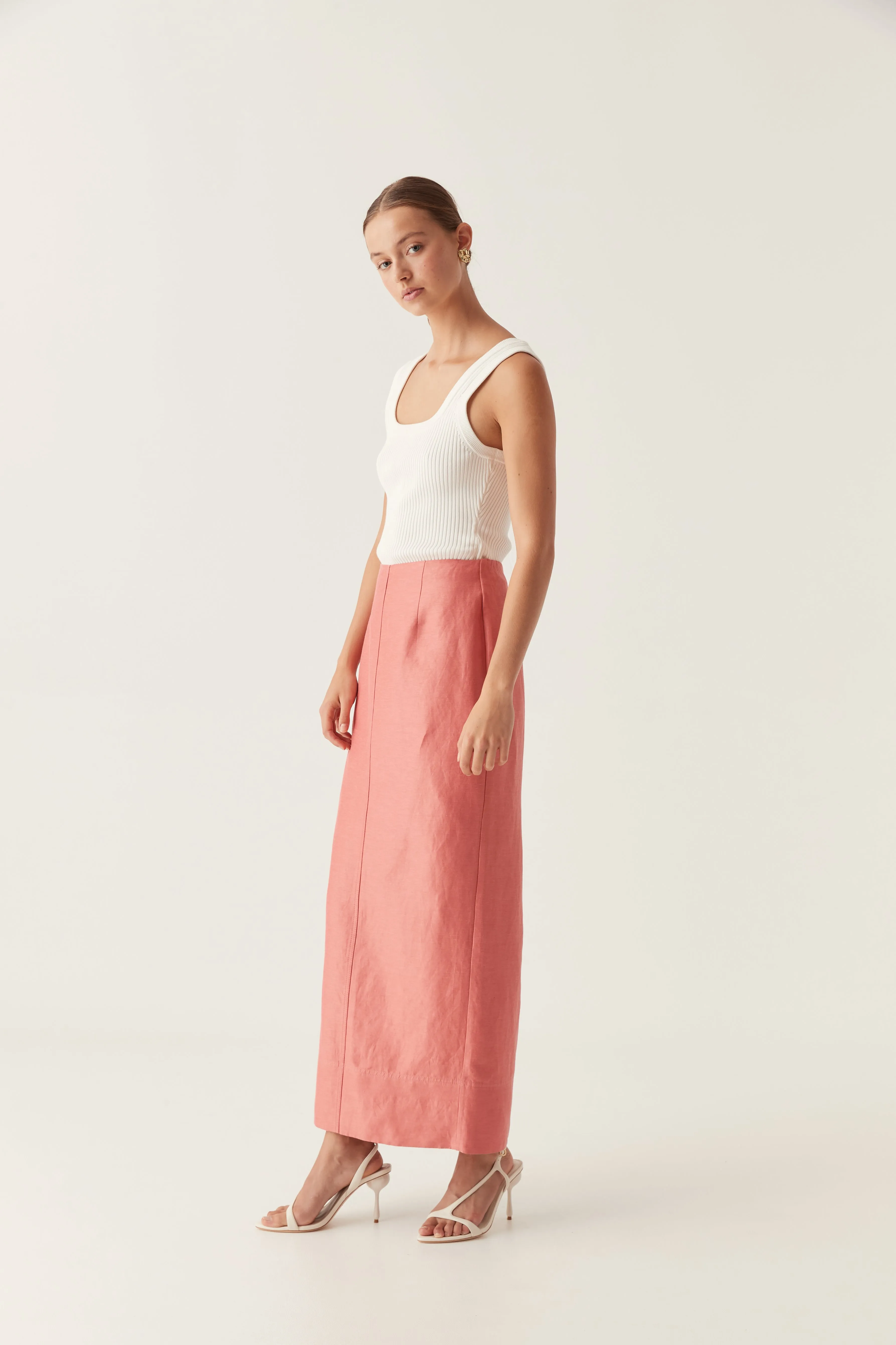 Mary Column Maxi Skirt