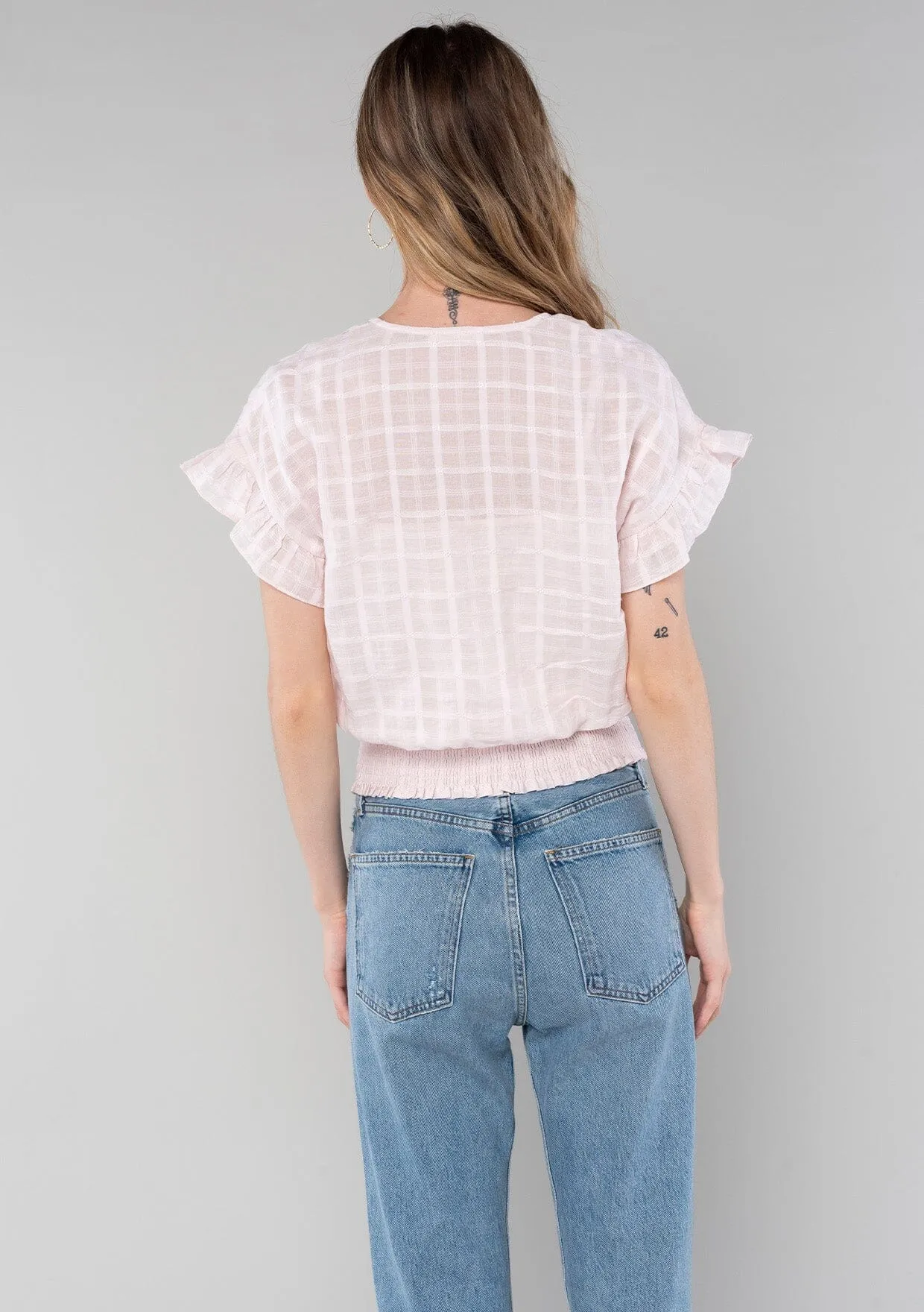 Mathilde Ruffle Sleeve Top