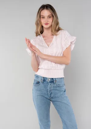 Mathilde Ruffle Sleeve Top