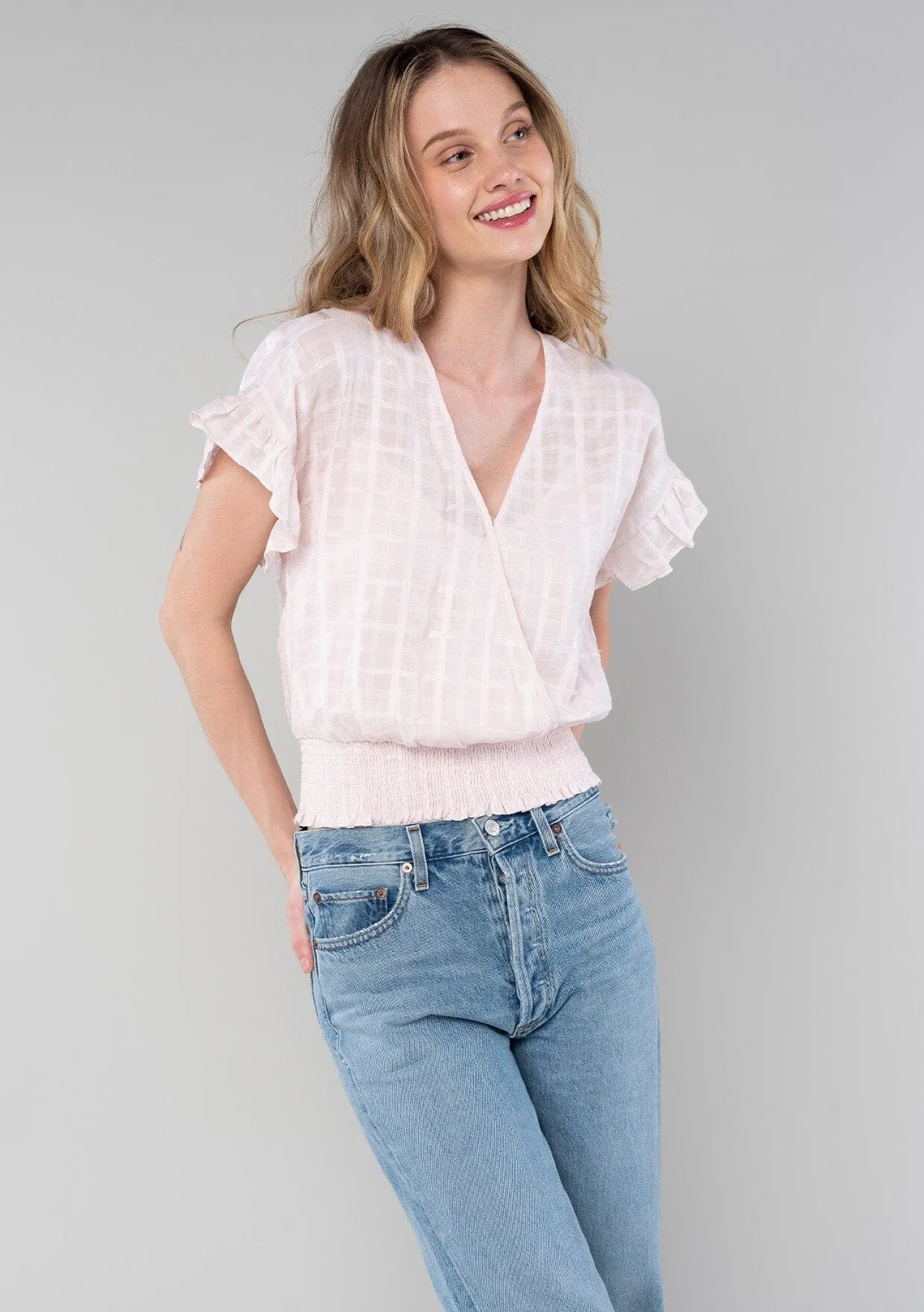 Mathilde Ruffle Sleeve Top