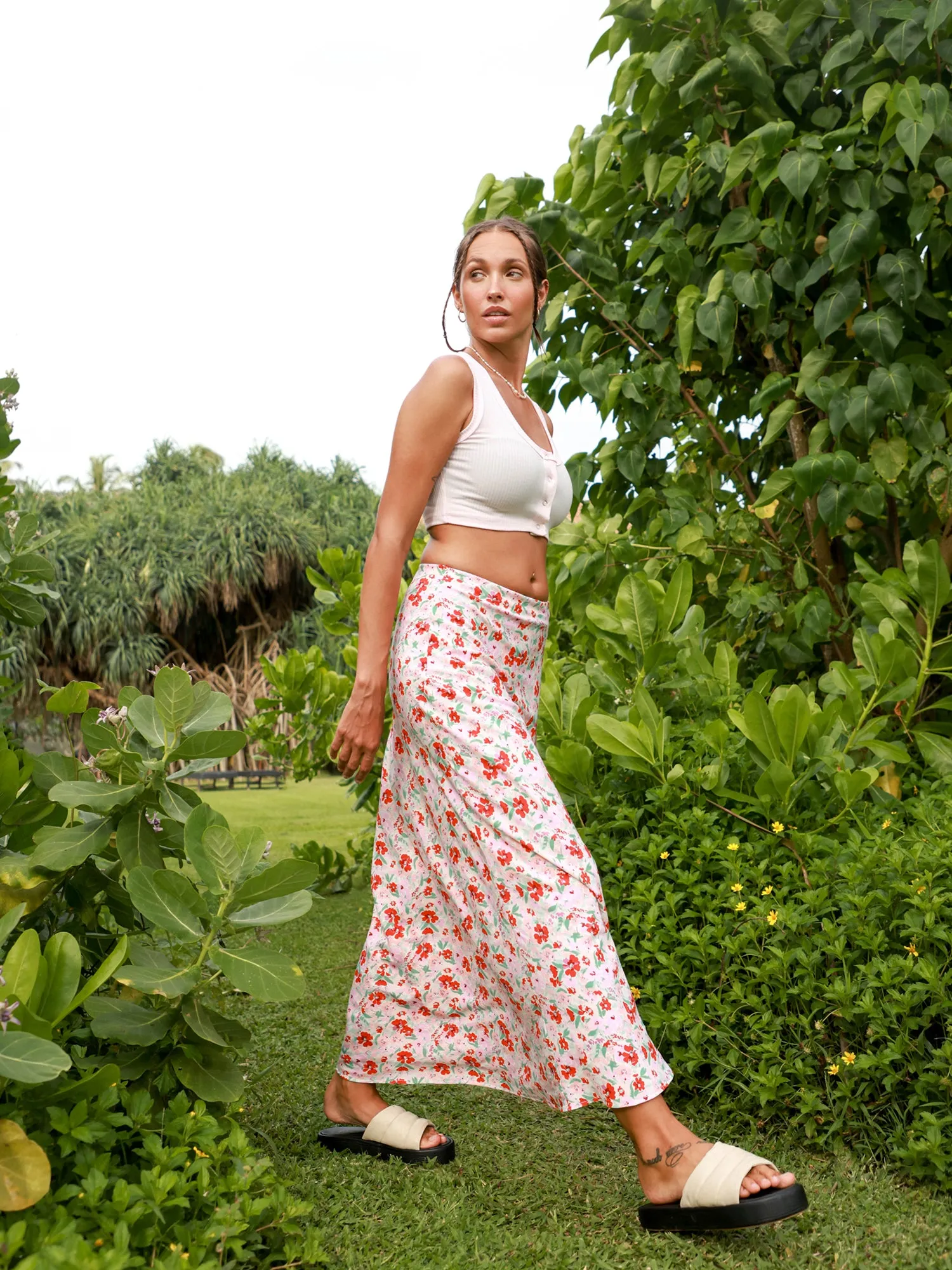 Maxi Bias Skirt