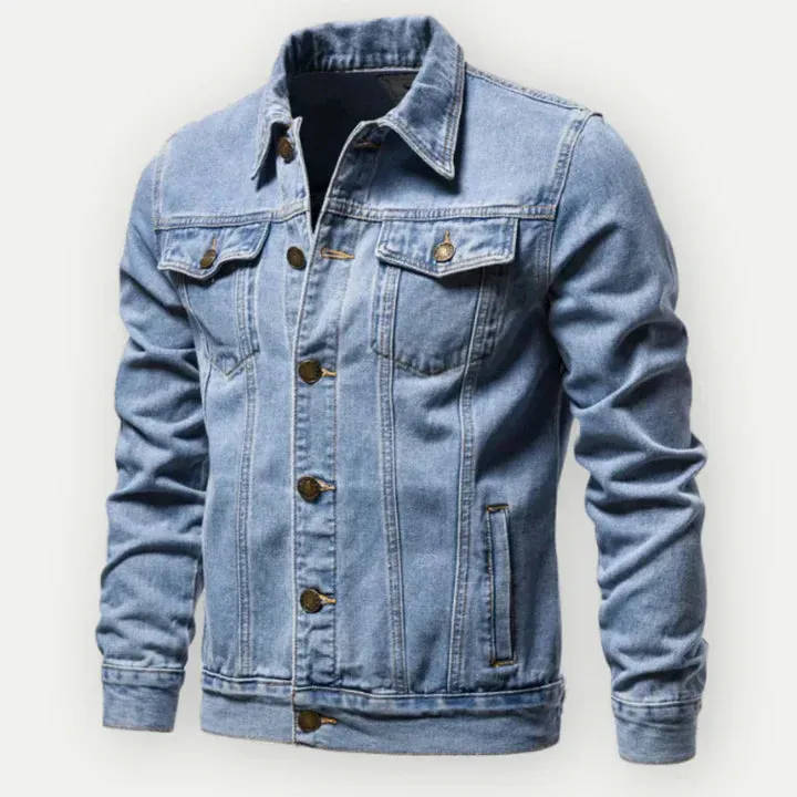 Men's denim trucker jacket