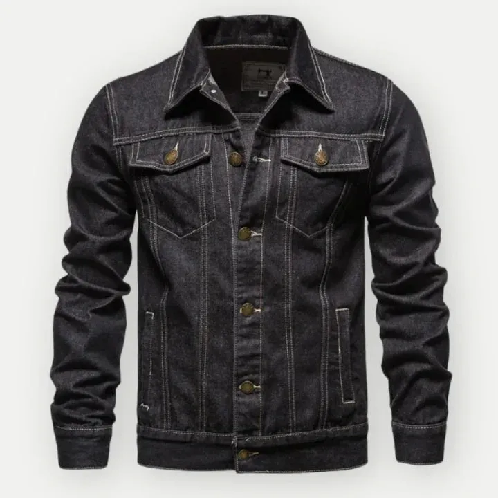 Men's denim trucker jacket