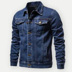 Men's denim trucker jacket
