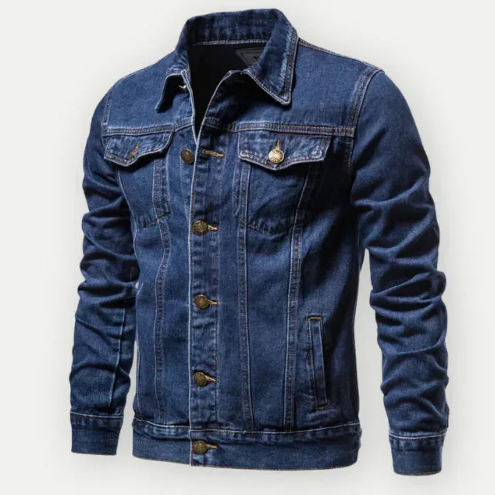 Men's denim trucker jacket