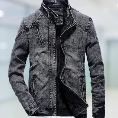 Men's Tyrone Casual Cotton Denim Jacket