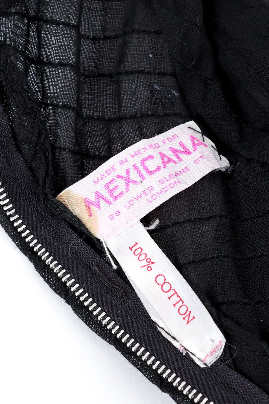 Mexicana Pintuck Ruffle Dress