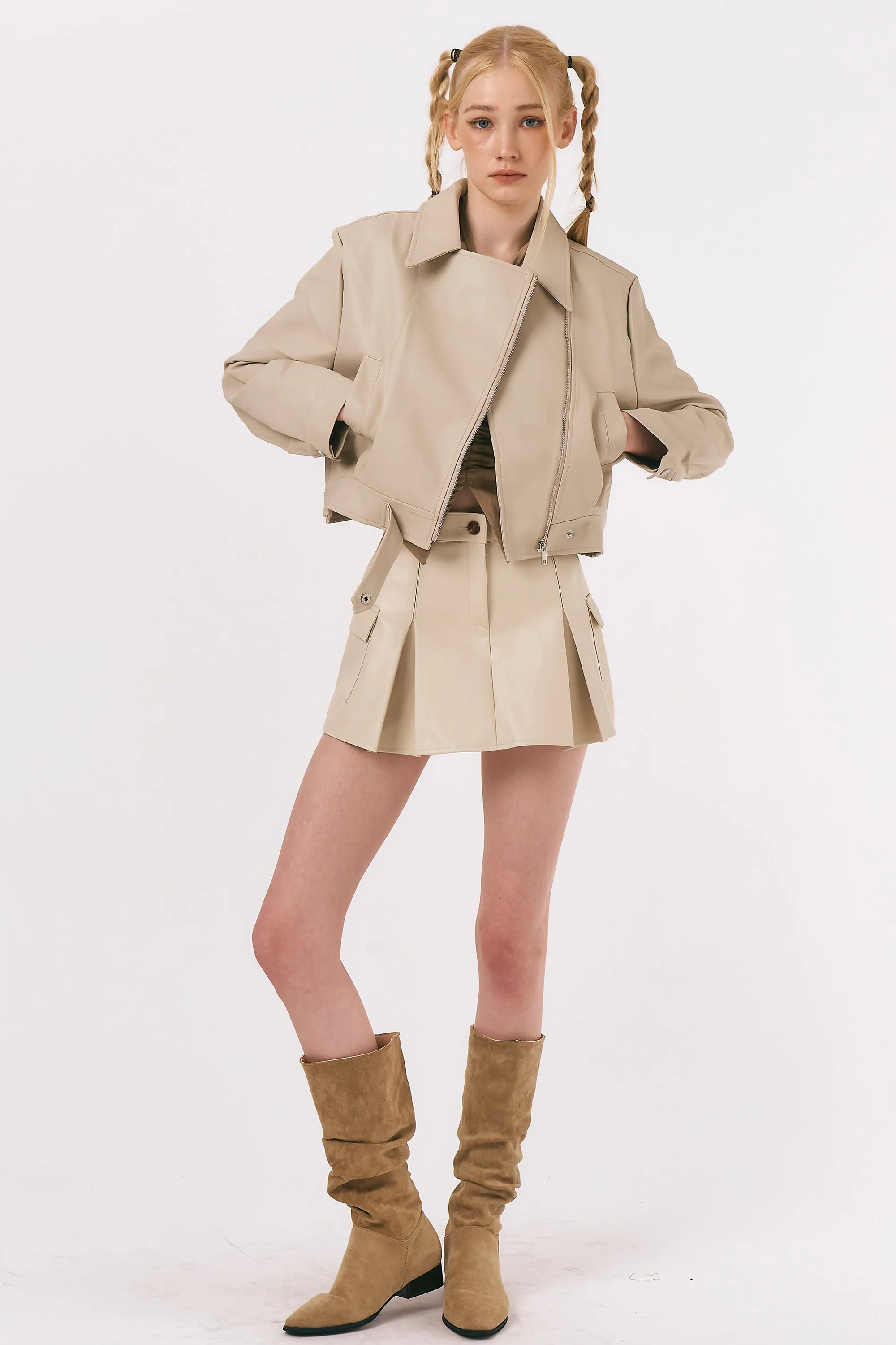Mia Pleather Rider Jacket