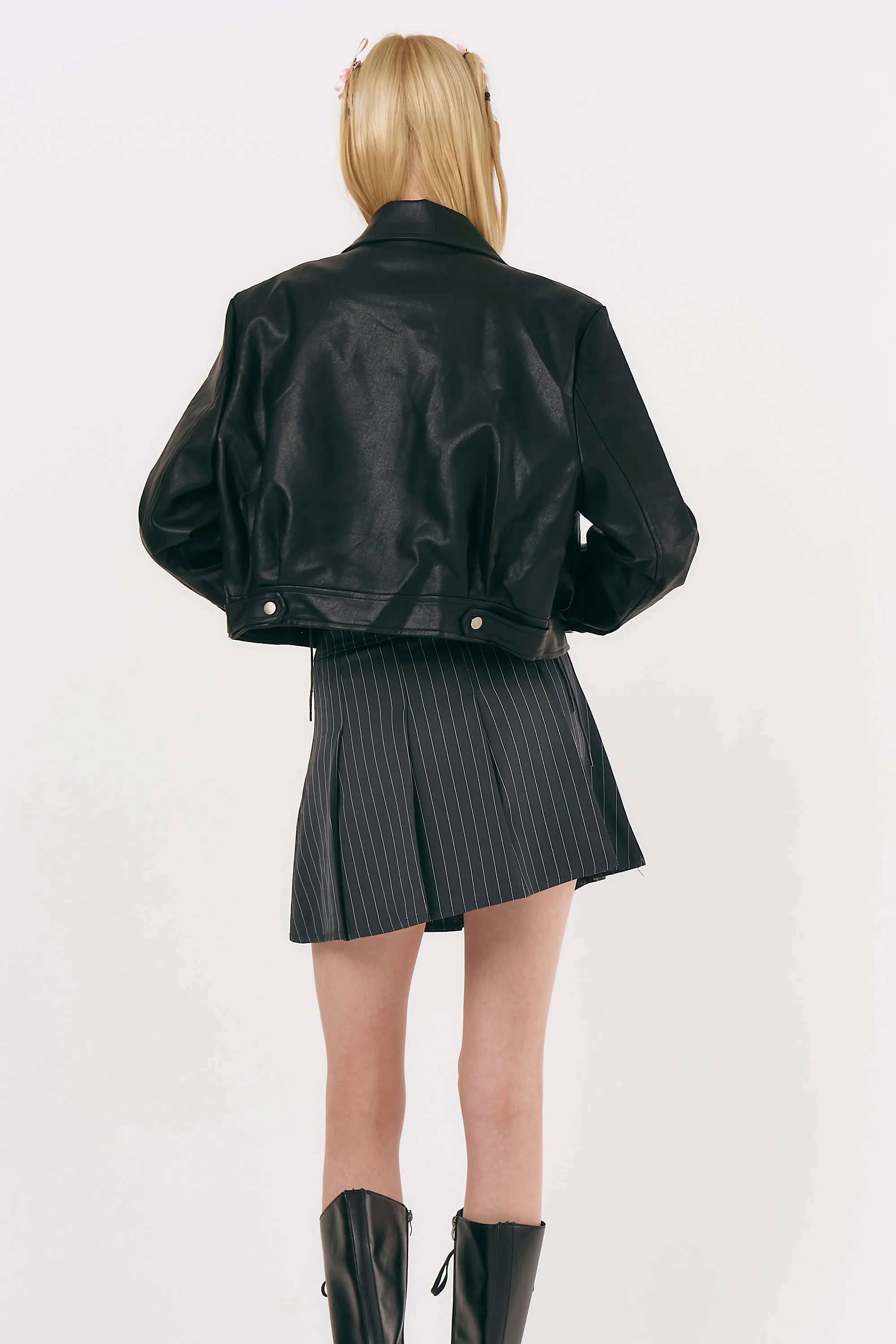 Mia Pleather Rider Jacket
