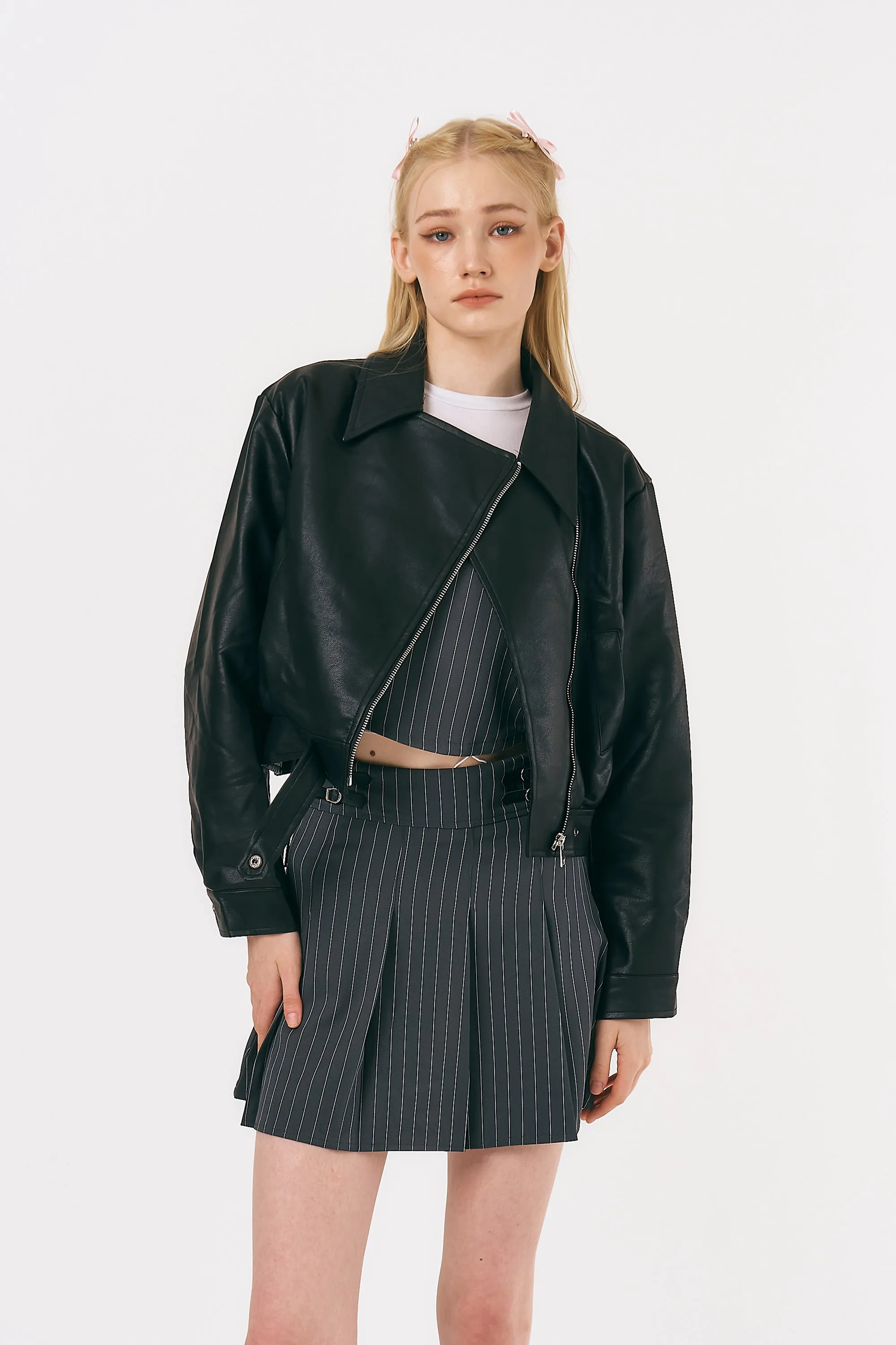 Mia Pleather Rider Jacket