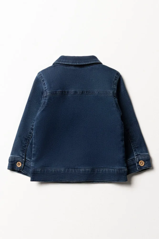 Mickey Mouse & Friends Denim Jacket Dark Blue
