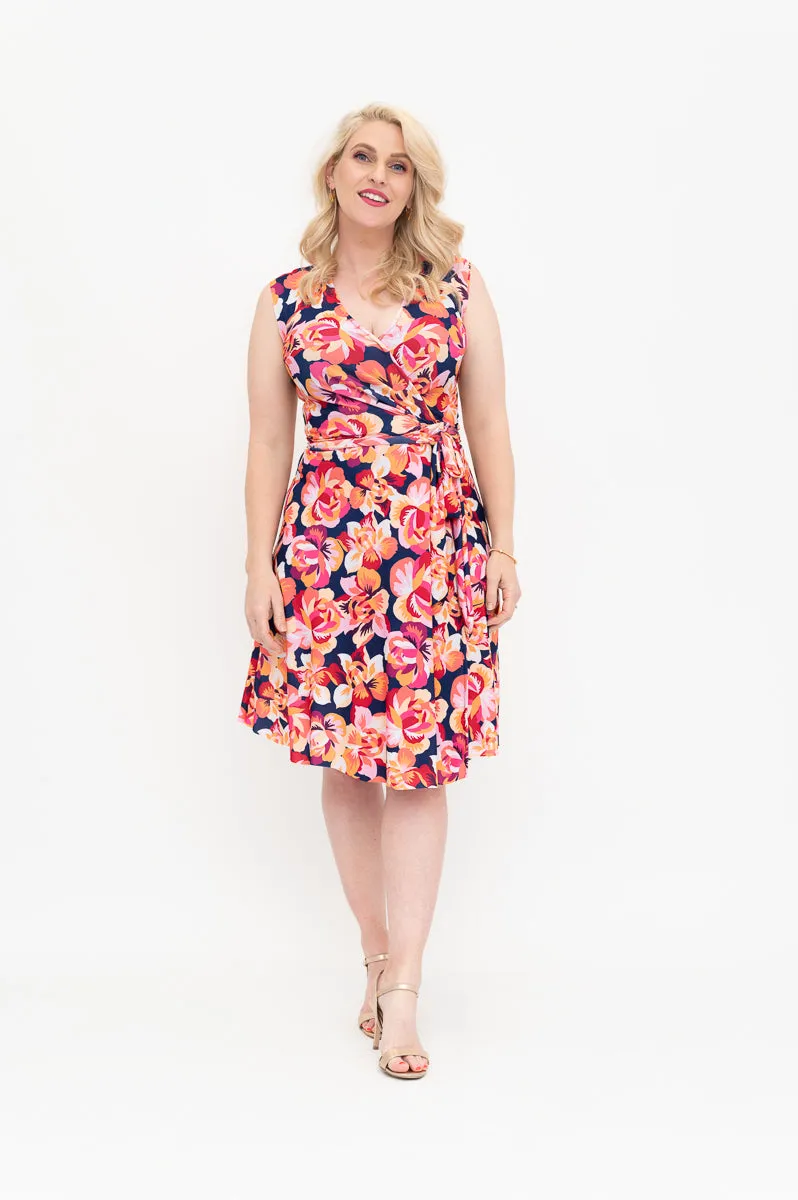 MINA Blue - Wrap Dress