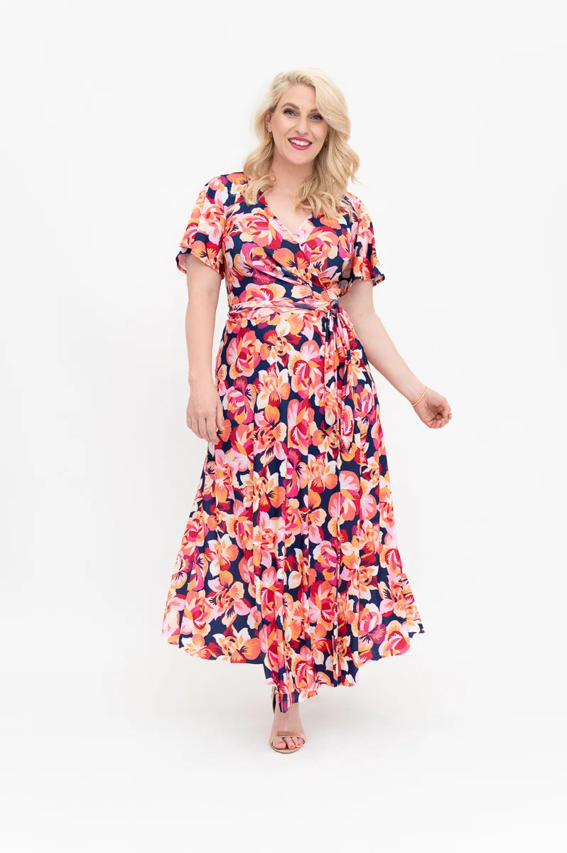 MINA Blue - Wrap Dress