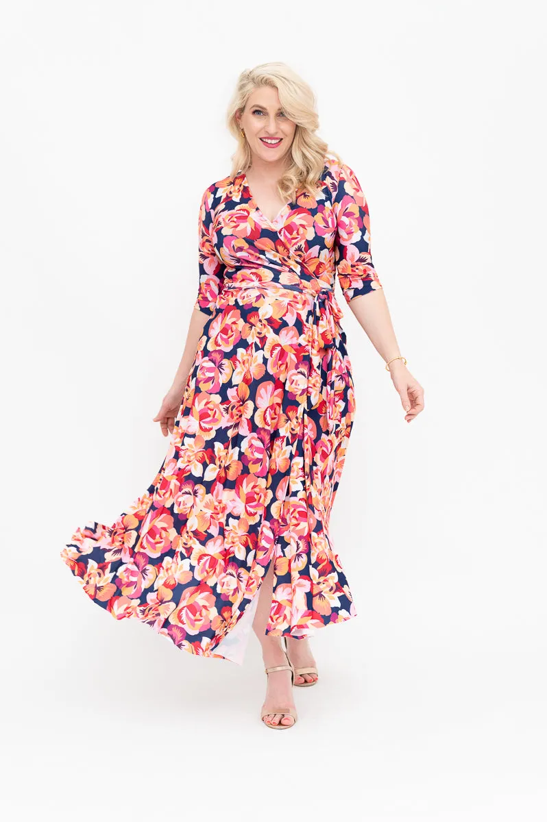 MINA Blue - Wrap Dress