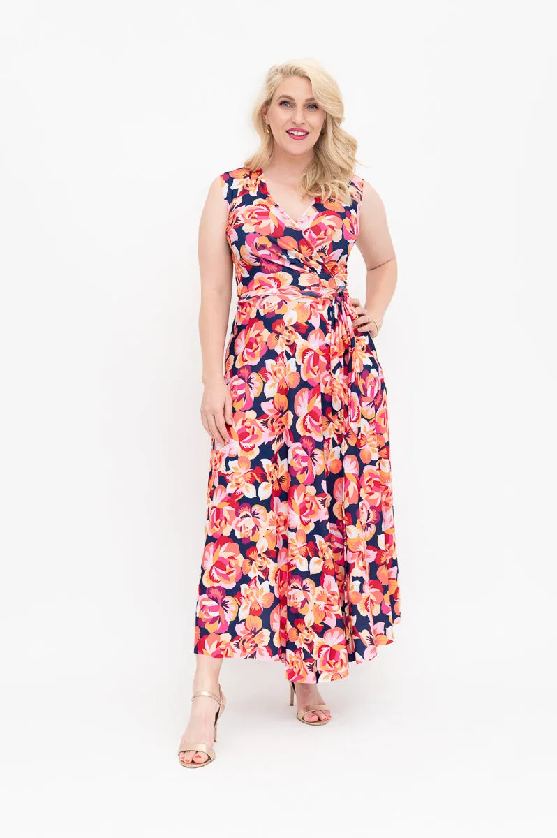MINA Blue - Wrap Dress