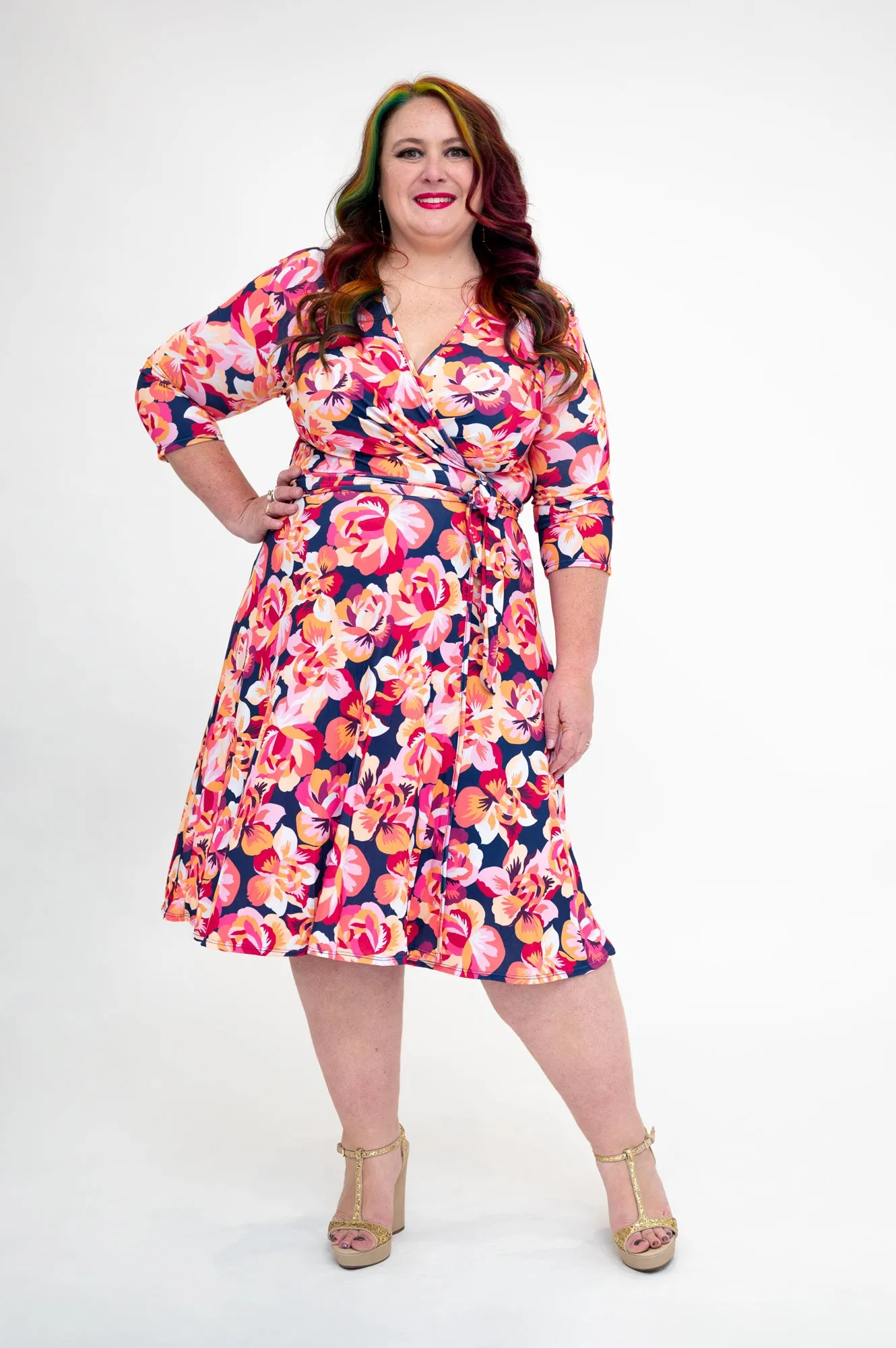 MINA Blue - Wrap Dress