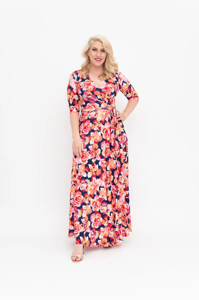 MINA Blue - Wrap Dress
