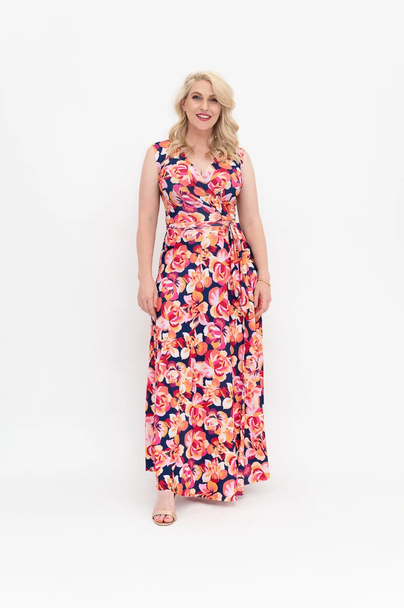 MINA Blue - Wrap Dress