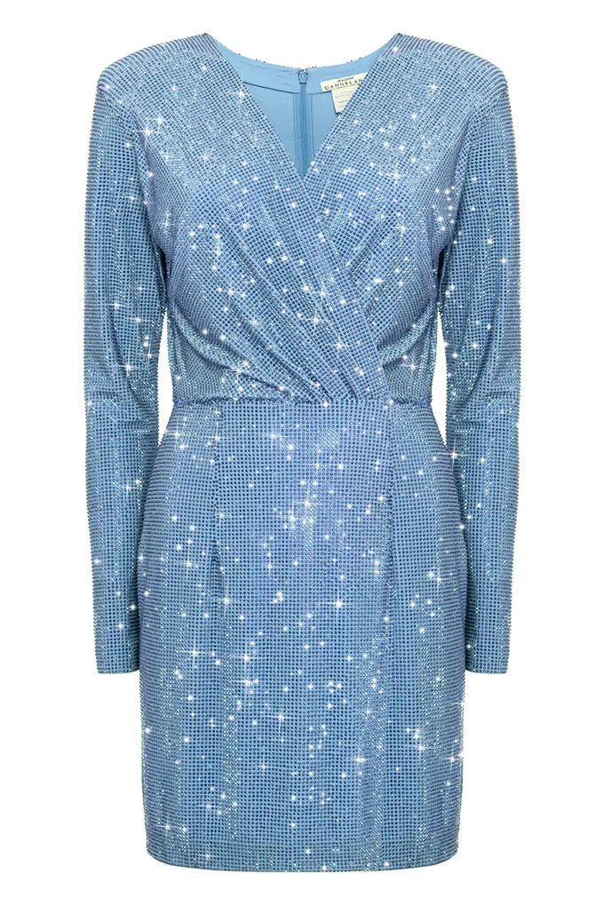 Mini dress with crystal wrap  Maison d'AngelAnn