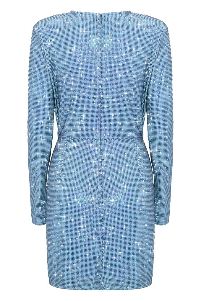 Mini dress with crystal wrap  Maison d'AngelAnn