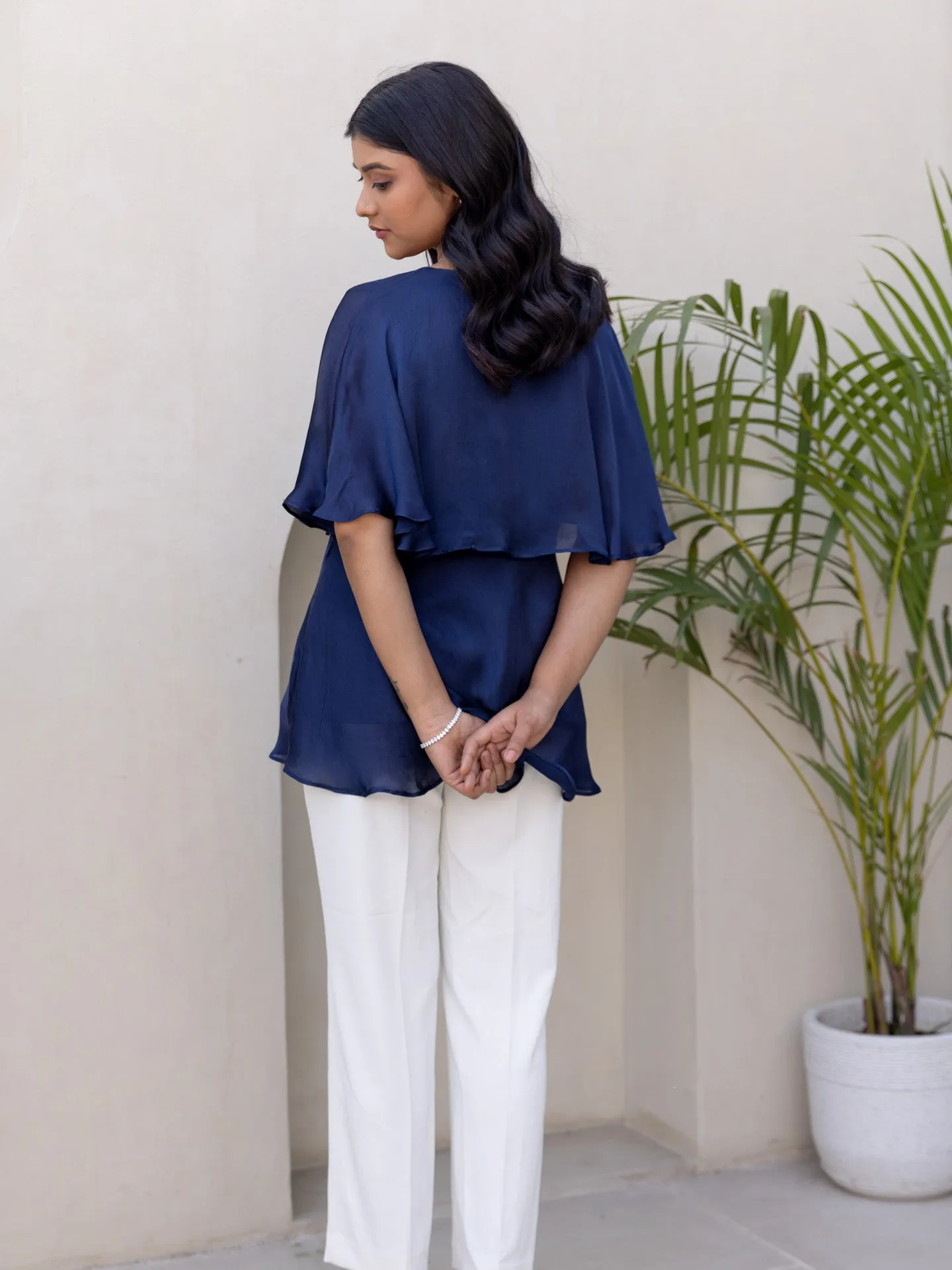 Miso Top - Navy Blue