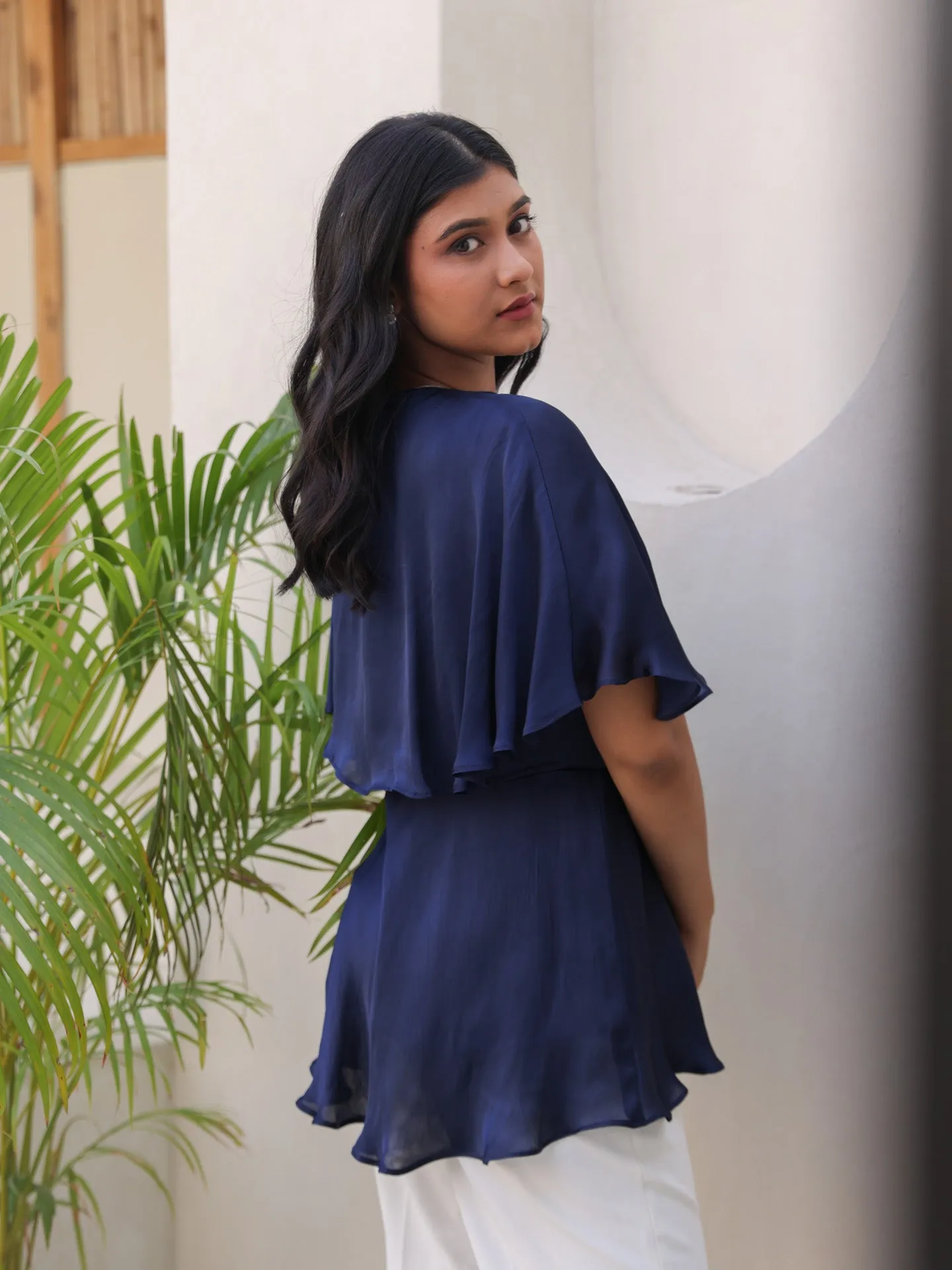 Miso Top - Navy Blue