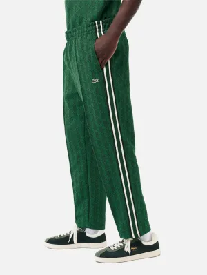 Monogram Jacquard Track Pants - Green
