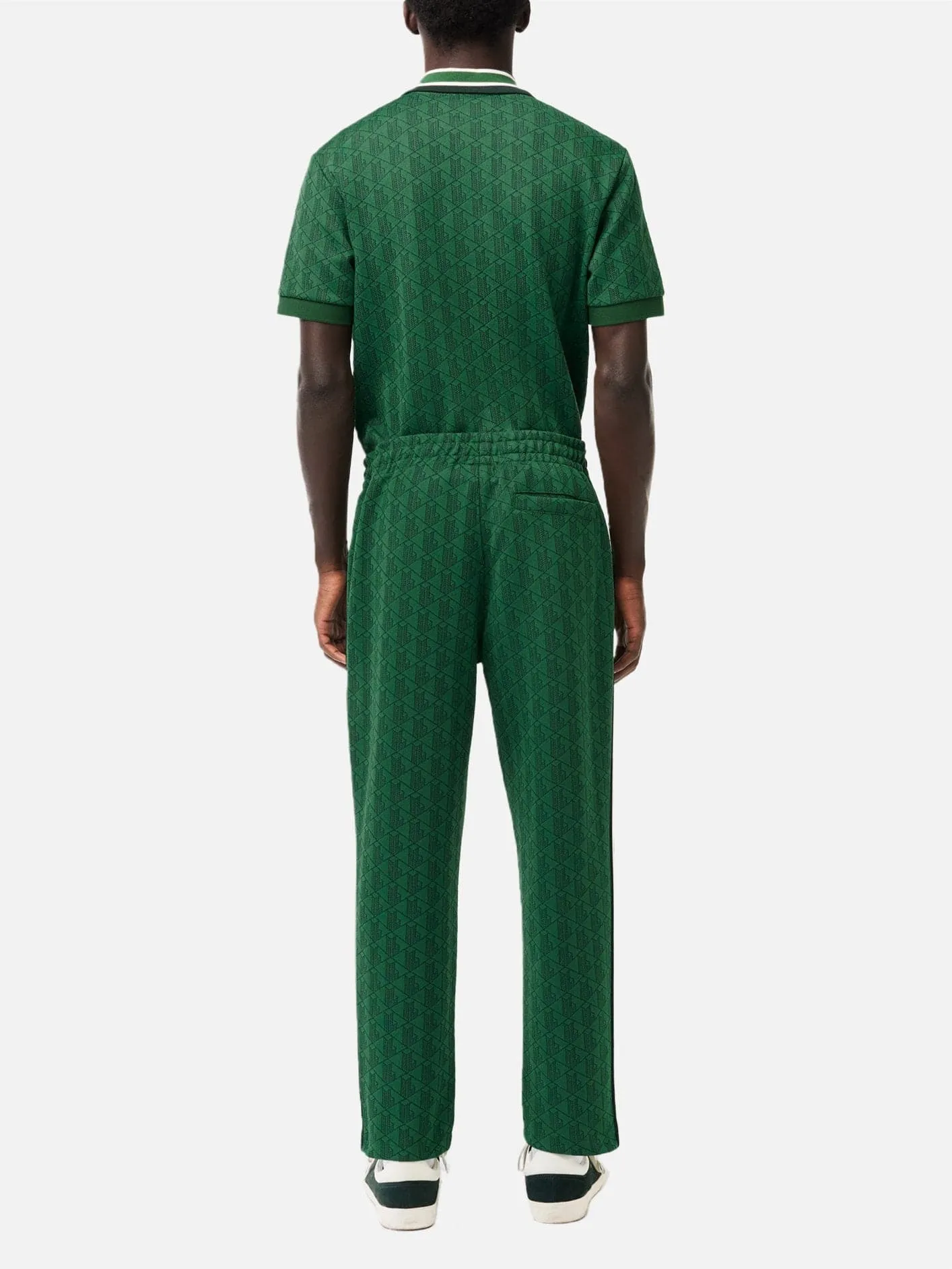Monogram Jacquard Track Pants - Green