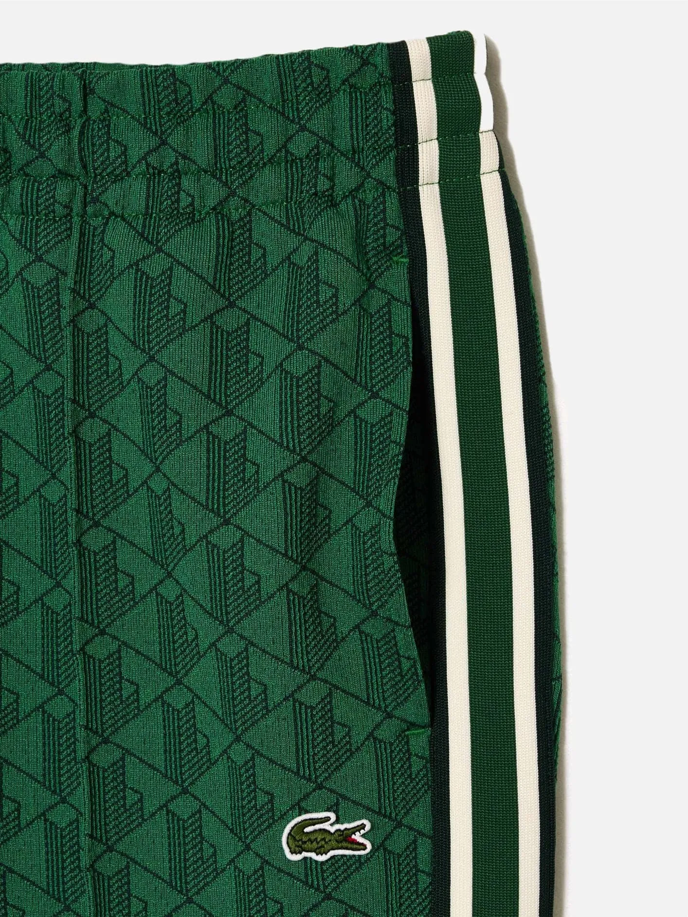 Monogram Jacquard Track Pants - Green