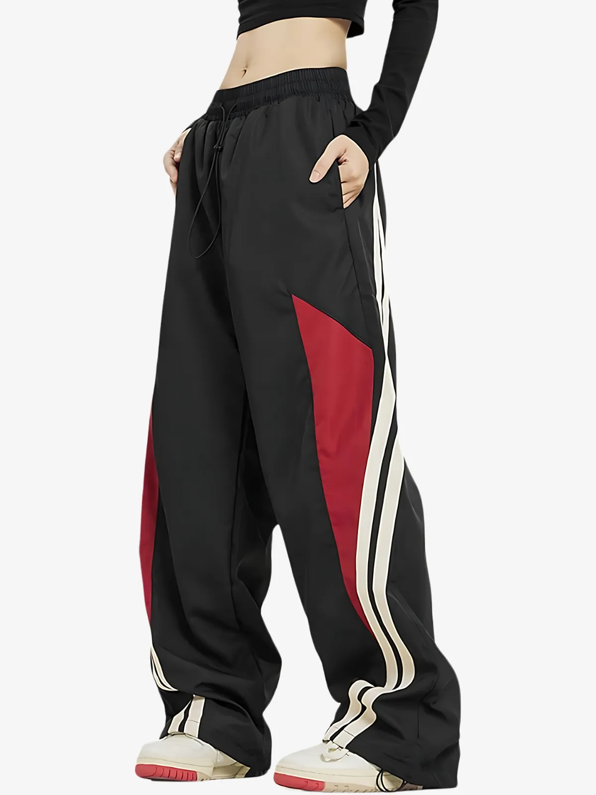 MULTI-COLORED TRACK PANTS